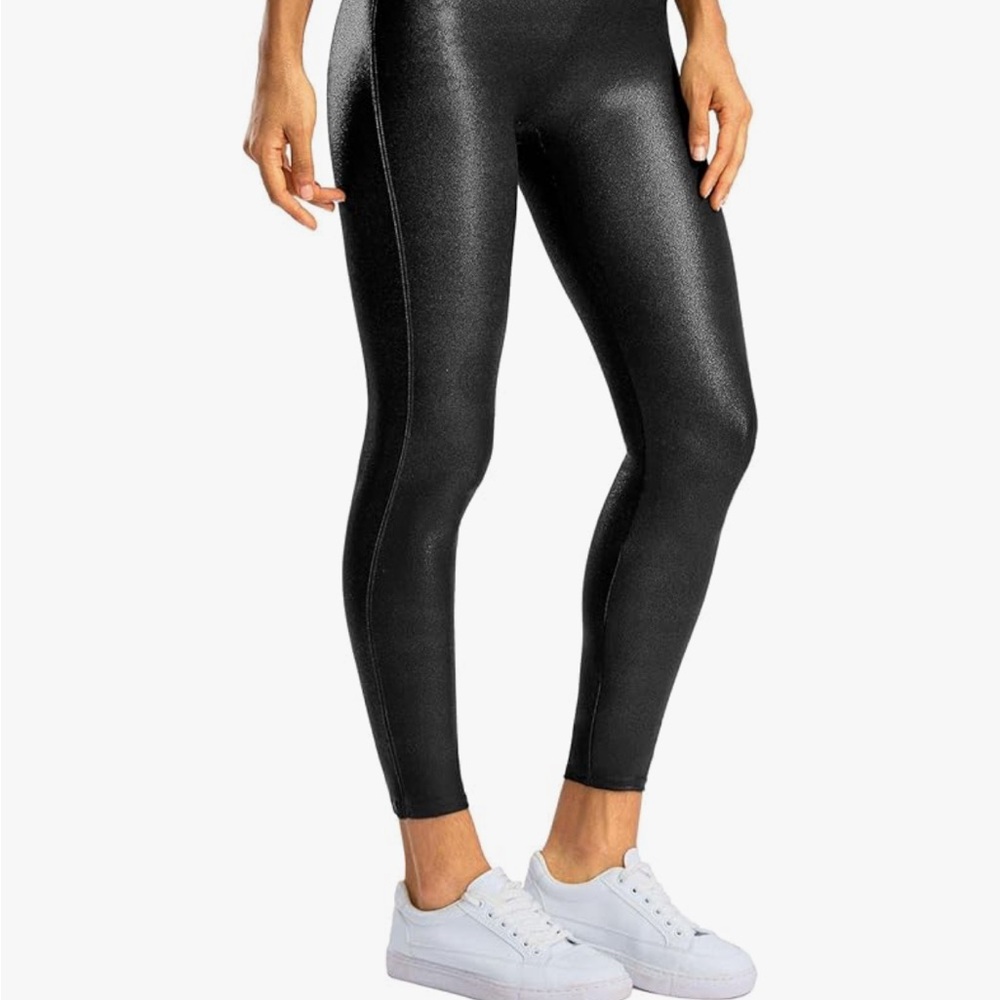 SPANX Glossy Black Leggings